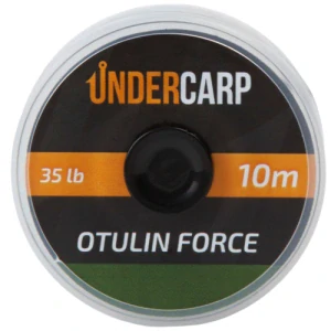 Návazcová šňůra potažená OTULIN FORCE – 10 m / 25 & 35 lb – zelená / hnědá