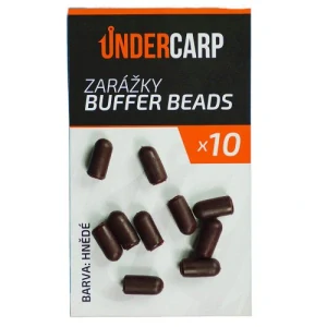 Zarážky Buffer Beads – hnědé / zelené