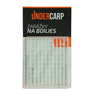 Zarážky na boilies – tvrdé, hnědé / čiré