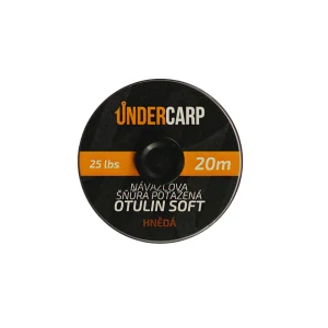 Návazcová šňůrka Otulin Soft – potažená, hnědá (25 / 35 lbs, 20 m)