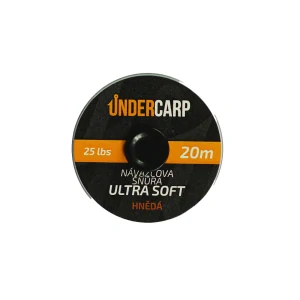 Pletená šňůrka Ultra Soft – hnědá (15 / 25 / 35 lbs, 20 m)