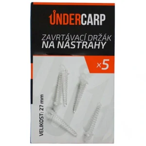 Zavrtávací držák na nástrahy 27 mm – čirý
