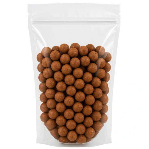 Doypack průhledný PET12+PE100 – 112 mikronů (18 × 30 + 4,5 × 2 cm)