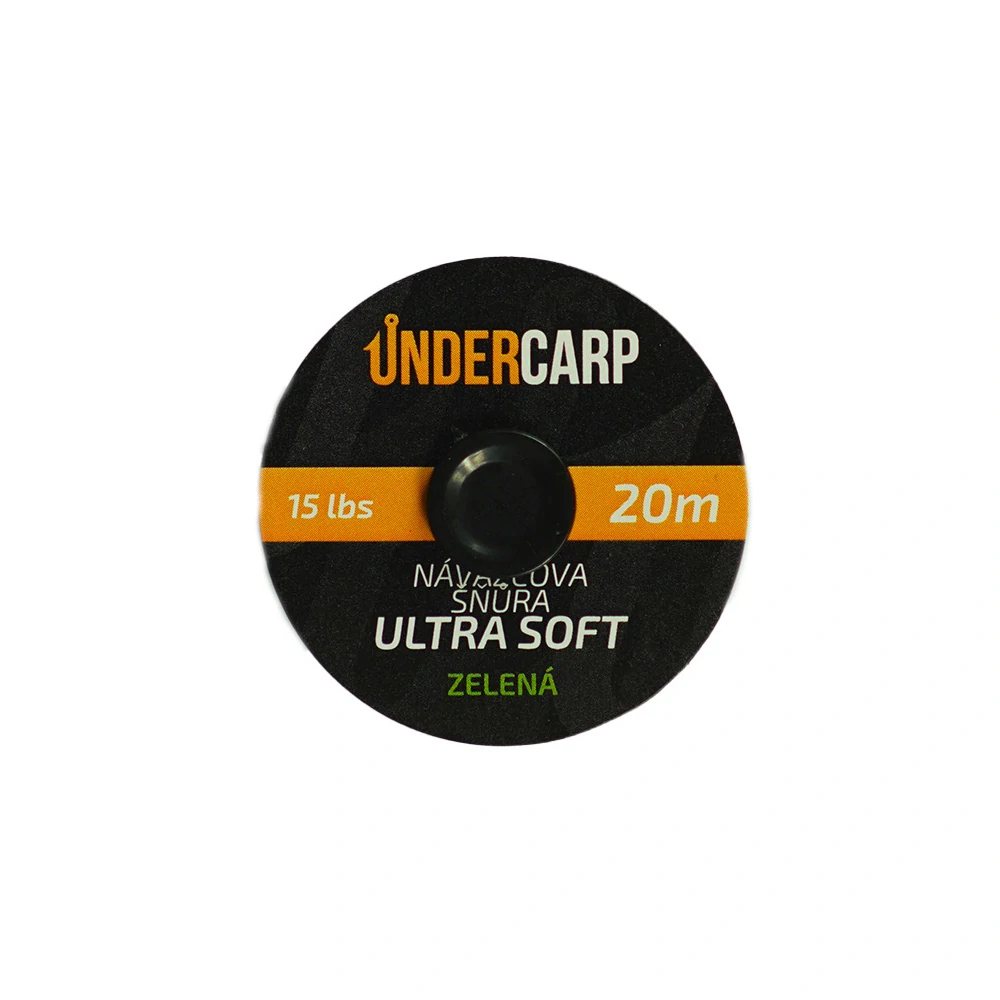 Pletená šňůrka Ultra Soft – zelená (15 / 25 / 35 lbs, 20 m)